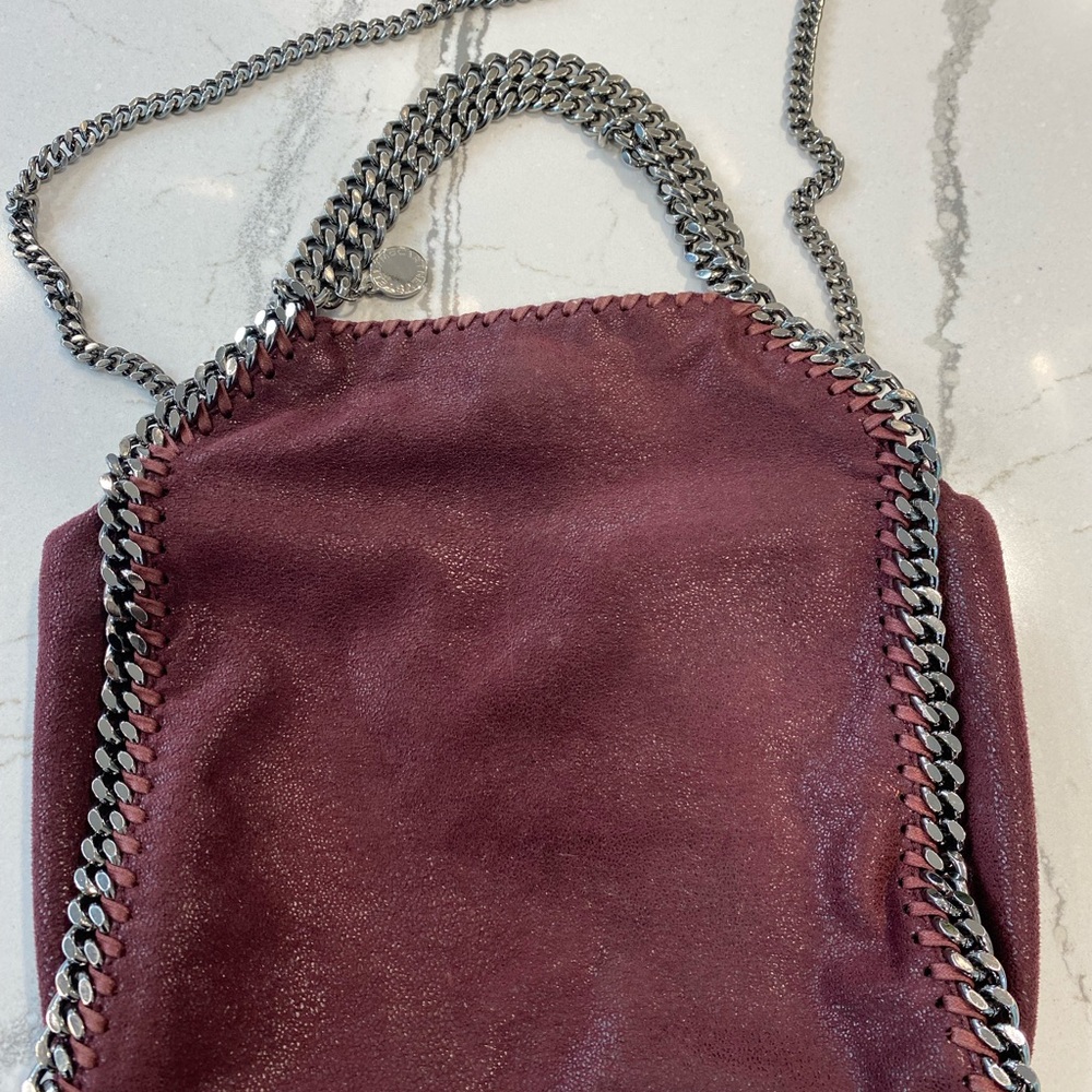 Mini Falabella Shaggy Deer Faux Leather Tote